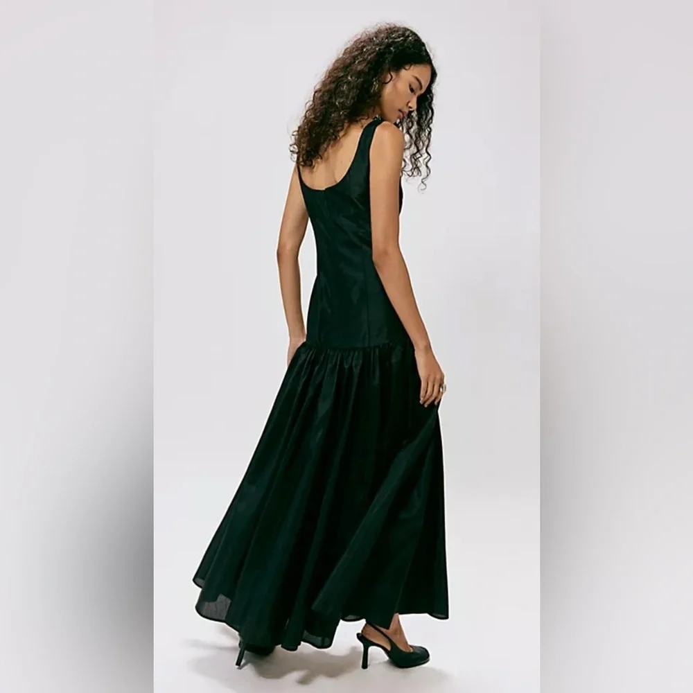 Free People Elegant Black Maxi Dress
